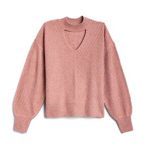 WYNTER Inara Cutout Detail Mock Neck Sweater